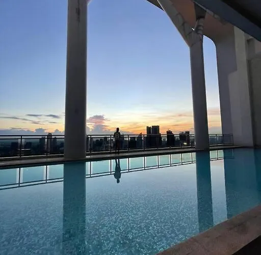 Aveline Aesthetic Skydeck View Acqua Private Residences Near Rockwell Makati Apartment Manila