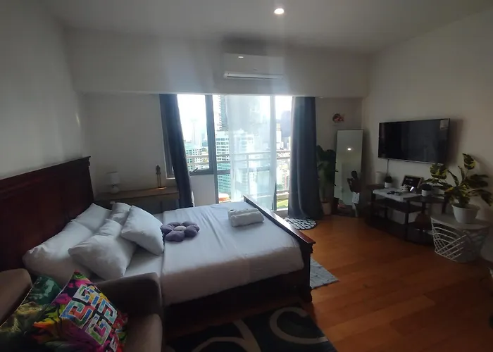 Aveline Aesthetic Skydeck View Acqua Private Residences Near Rockwell Makati * Manila