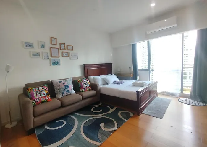 Aveline Aesthetic Skydeck View Acqua Private Residences Near Rockwell Makati * Manila