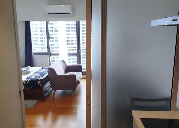 Aveline Aesthetic Skydeck View Acqua Private Residences Near Rockwell Makati Apartment *